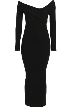Black Harper Knit Maxi Dress
