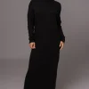 Black Hartley Knit Maxi Dress
