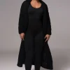 Black Hold Me Close Shawl Collar Cardigan