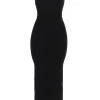 Black Karolina Knit Maxi Dress