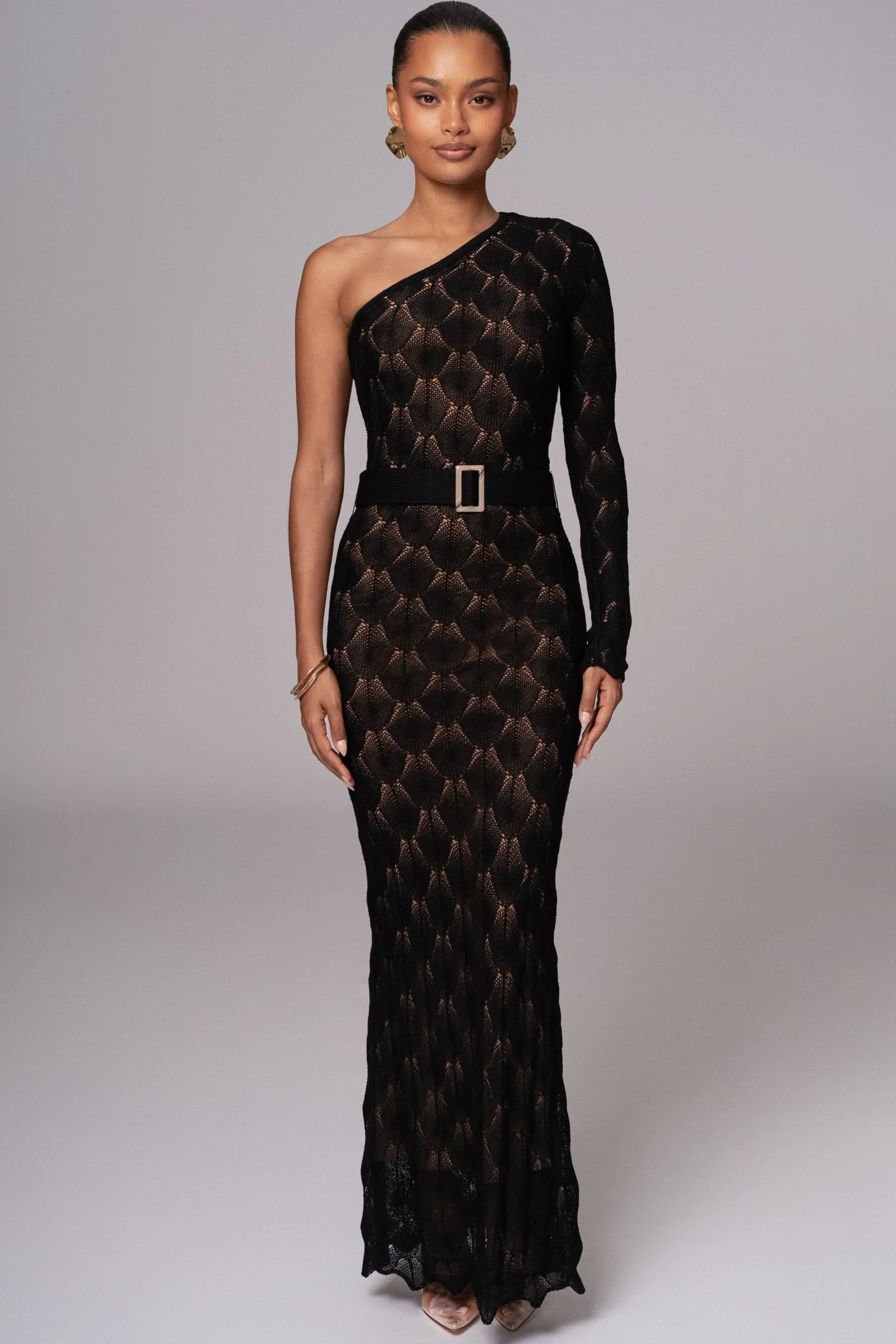 Black La Costa One Shoulder Dress