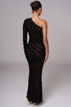 Black La Costa One Shoulder Dress