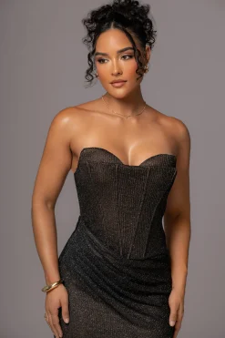 Black Lush Life Maxi Dress