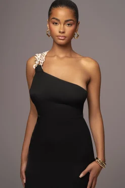 Black Luxury Living Maxi Dress