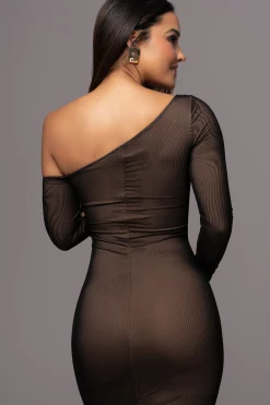Black Monika Midi Dress