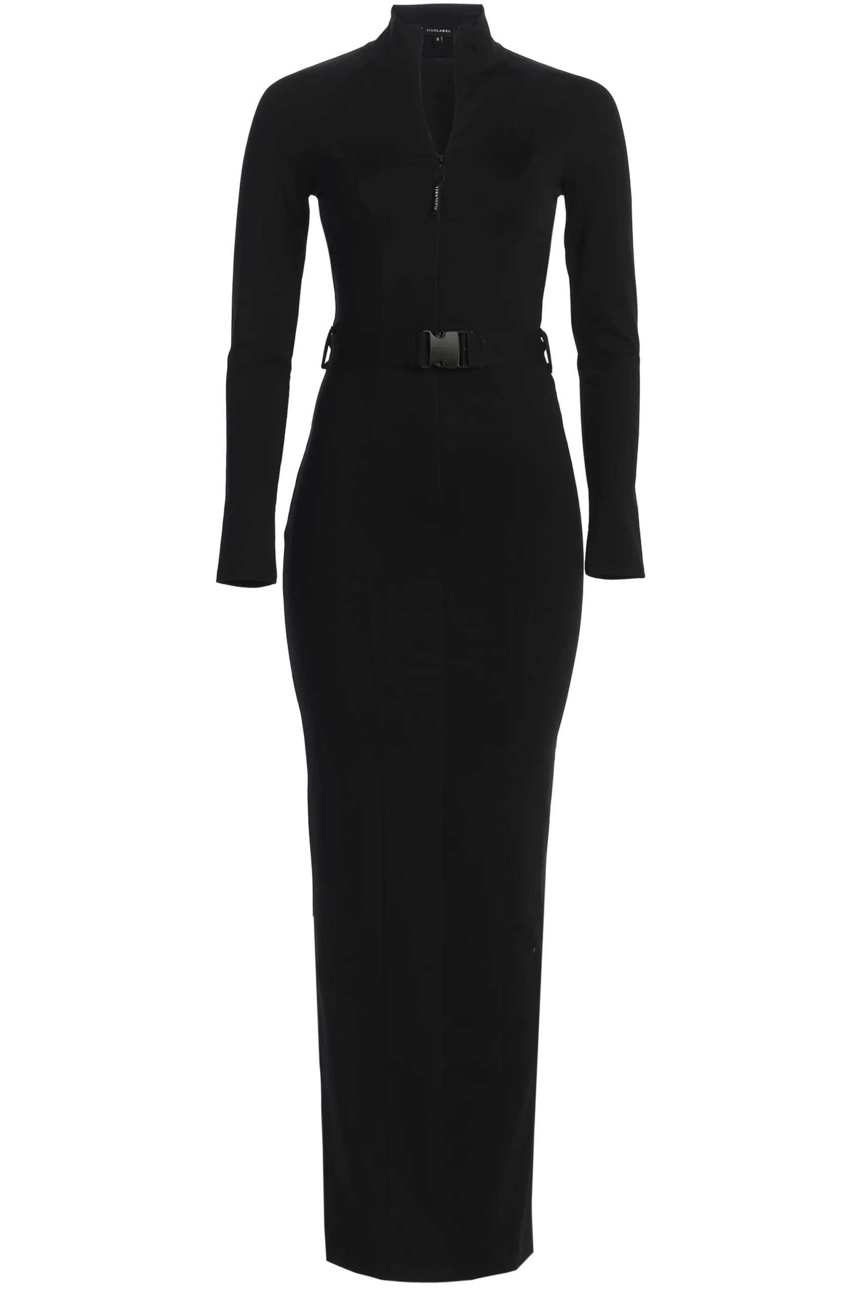 Black Movement Mock Maxi Dress