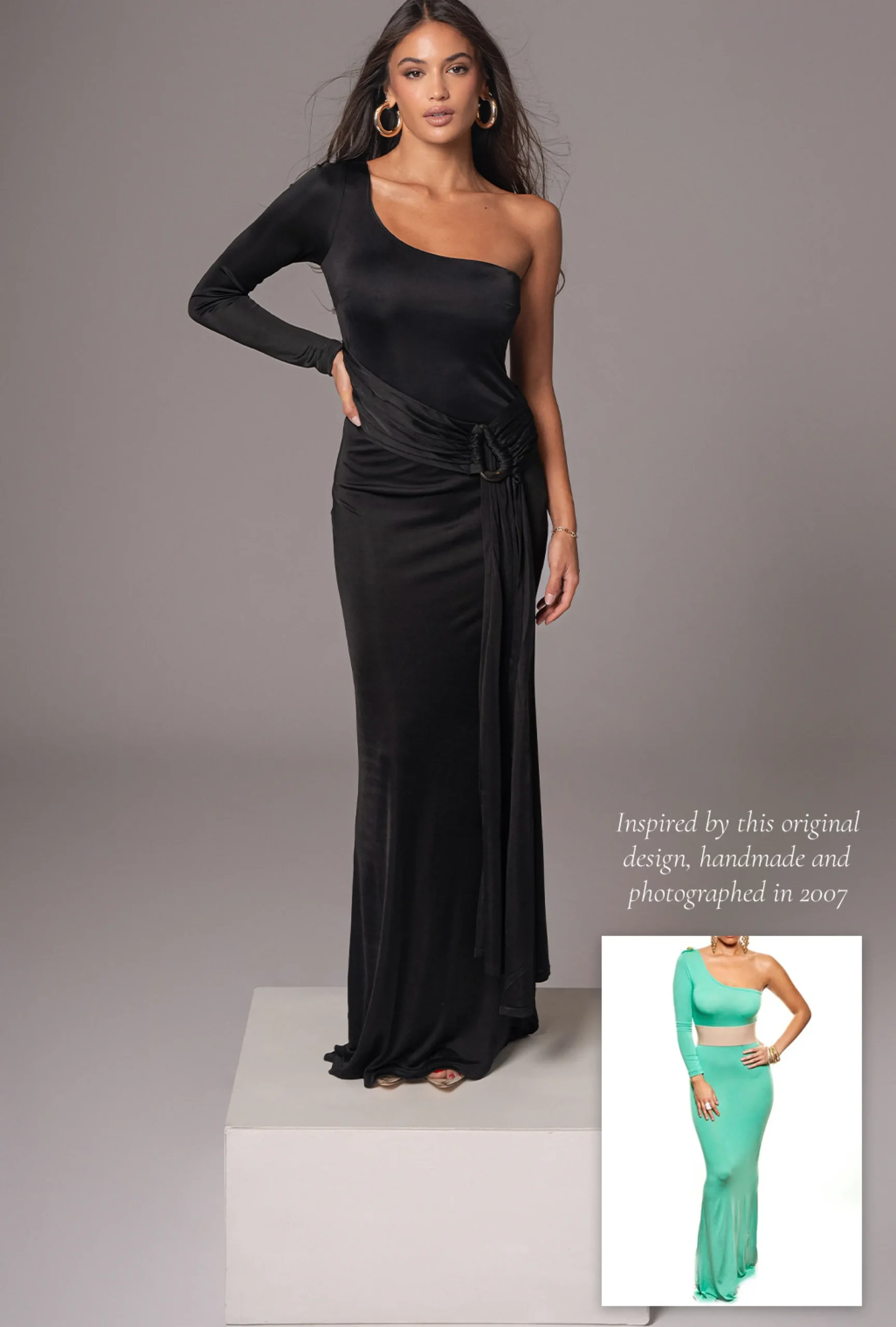Black Muoi Maxi Dress
