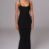 Black Nautical Escape Maxi Dress