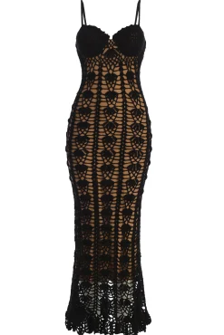 Black Odyssey Maxi Dress