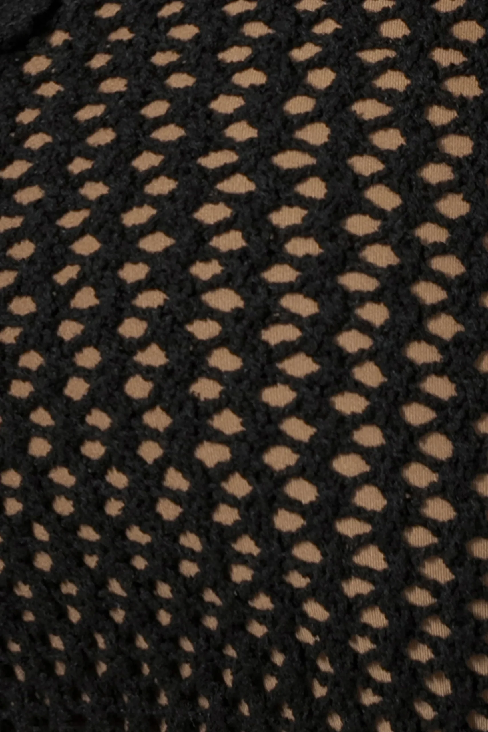 Black Paradise Crochet Maxi Dress