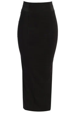 Black Phoenix Suede Skirt
