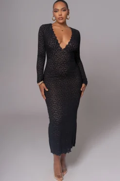 Black Reunited Maxi Dress