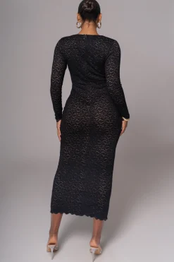 Black Reunited Maxi Dress