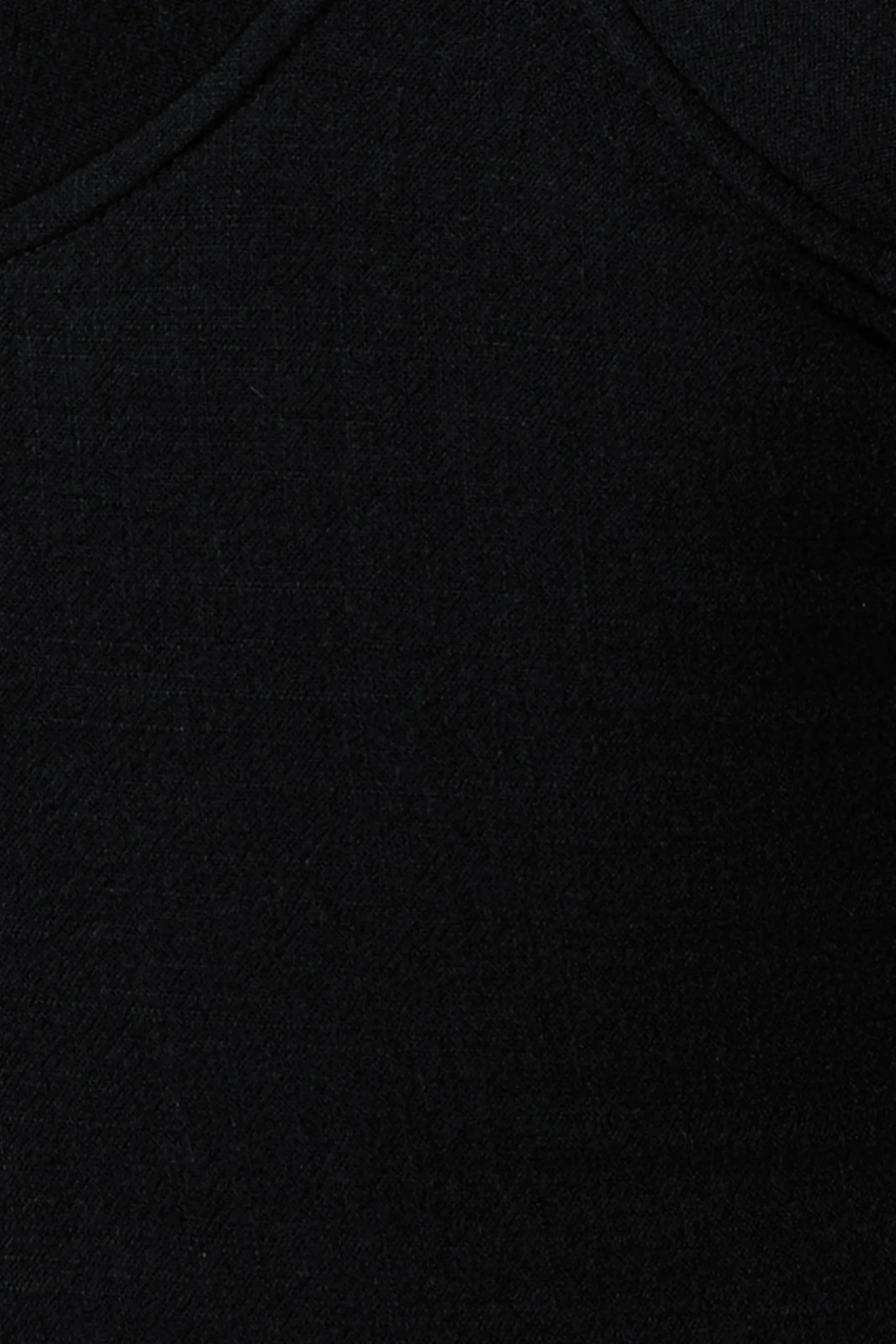 Black Secret Hideout Linen Dress