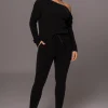 Black Sedona Knit Pant Set