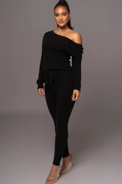 Black Sedona Knit Pant Set