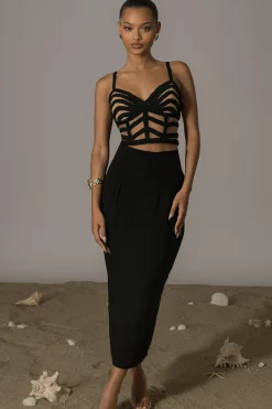 Black Serenity Bay Top