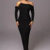 Black Serina Maxi Dress