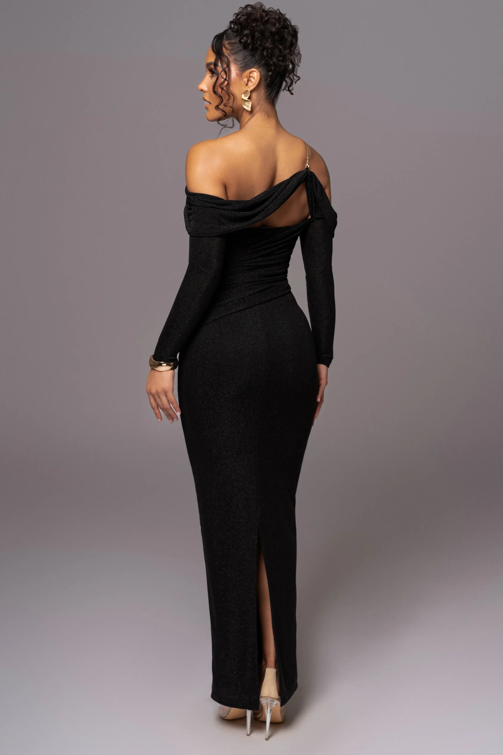 Black Serina Maxi Dress