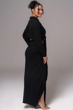 Black Soho Front Tied Woven Top