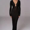 Black Sol Sweater Knit Dress