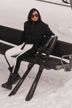 Black Stassie Ribbed Jacket