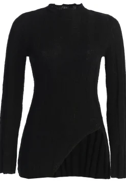 Black Take A Chance Ribbed Pant Set