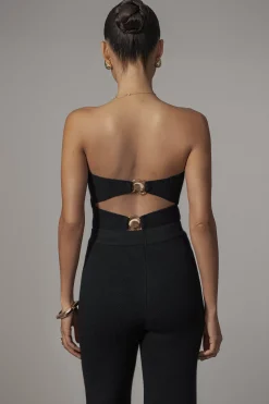 Black Tropic Oasis Top