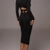 Black Under Your Spell Dress