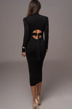 Black Under Your Spell Dress