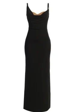 Black Until Forever Maxi Dress