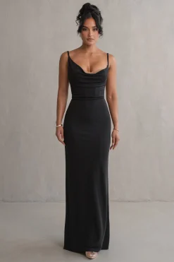 Black Until Forever Maxi Dress