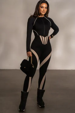 Black Valen High Waisted Leggings