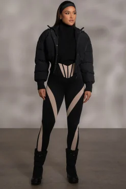 Black Valen High Waisted Leggings