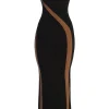 Black Wanderlust One Shoulder Dress