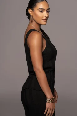Black West Bound Sweater Set