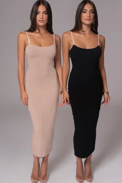 Black/Beige Katia Reversible Dress