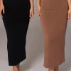 Black/Pecan Everyday Reversible Skirt