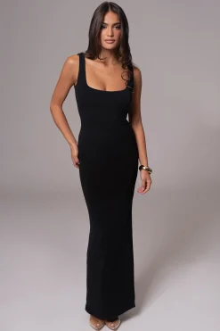 Black/Pecan Keidi Reversible Maxi Dress