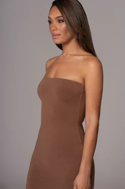 Black/Pecan Shelley Reversible Maxi Dress