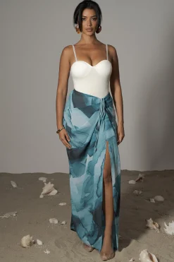 Blue Print Noelia Printed Skirt