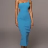 Blue Ruth One Shoulder Dress