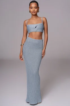 Blue Sunny Skirt Set