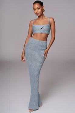 Blue Sunny Skirt Set
