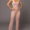 Blush Leopard One To Watch Pants