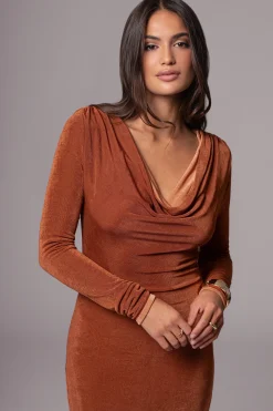 Bronze/Sienna Ashton Reversible Maxi Dress