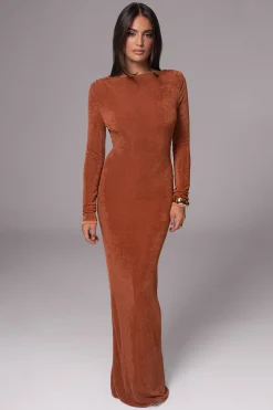 Bronze/Sienna Ashton Reversible Maxi Dress