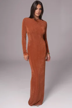 Bronze/Sienna Ashton Reversible Maxi Dress
