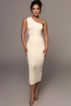 Buttercream Leilah Midi Skirt