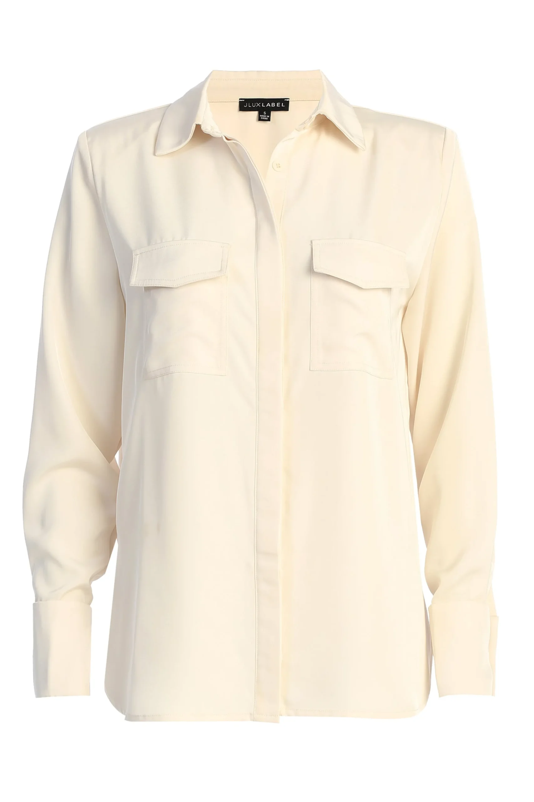 Buttercream Misty Button Up